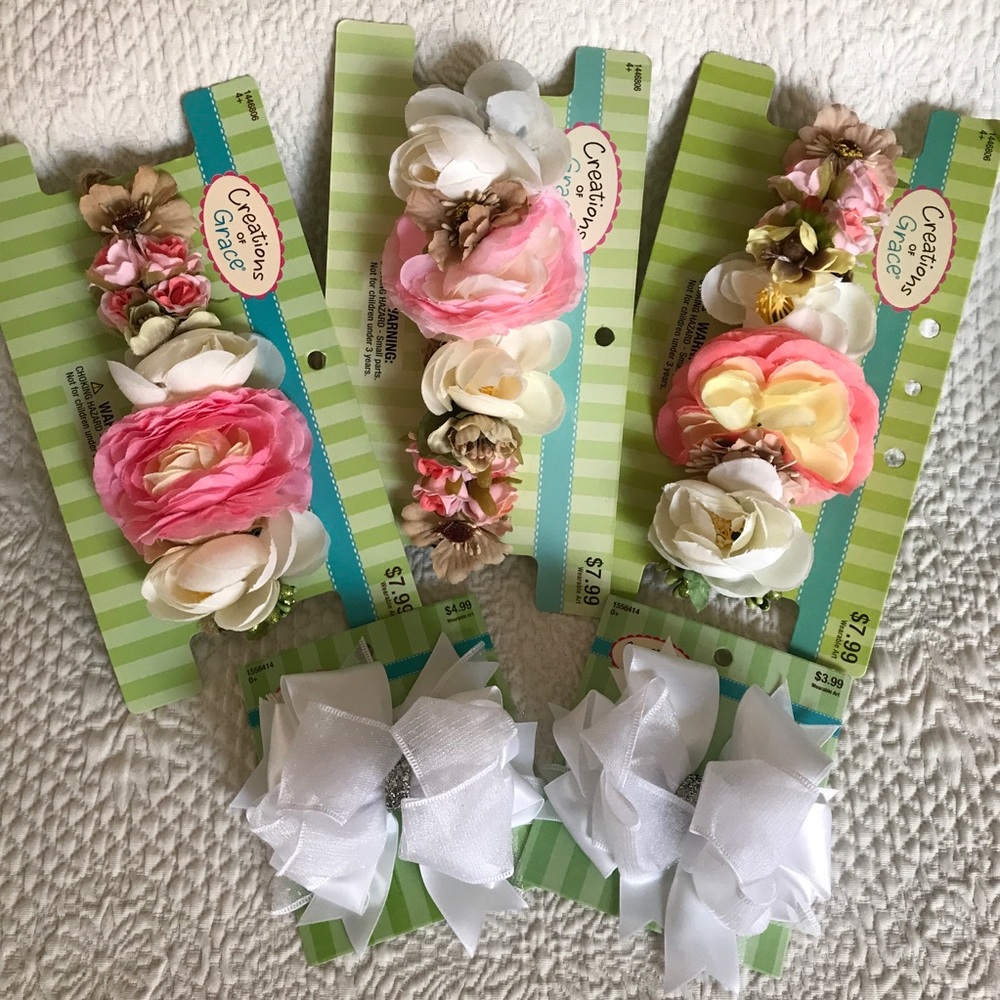 Flowered Hair Wreaths by Grace Wearable Art